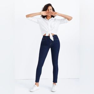 EUC Madewell Curvy Skinny High-rise Jeans- Lucille wash